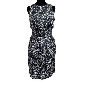 Silk Studio 100% Silk High Neck Back Cutout Special Occasion Dress Women's Sz 6